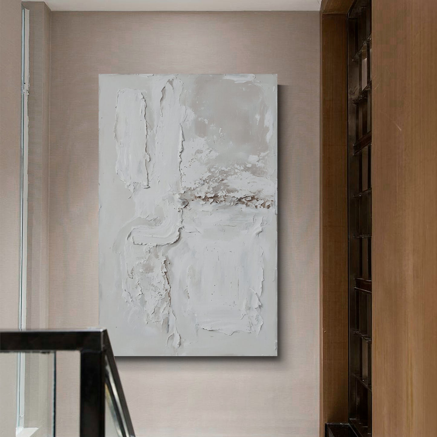 Modern abstract wall art, hand-painted oil painting