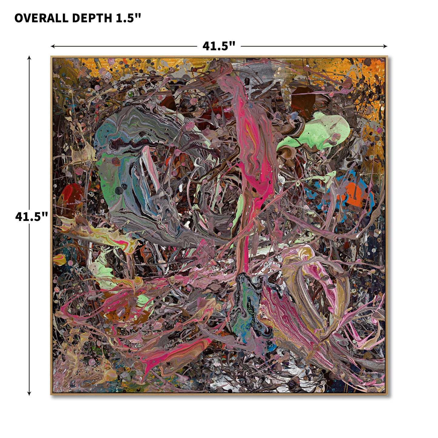 "Abstract 2"hand-stretched framed prints