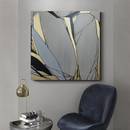 Modern abstract wall art, hand-painted oil painting