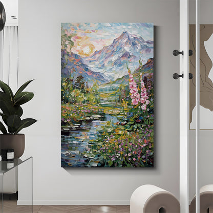 Modern abstract wall art, hand-painted oil painting