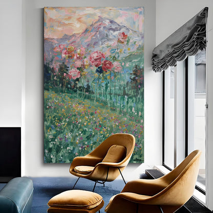 Modern abstract wall art, hand-painted oil painting