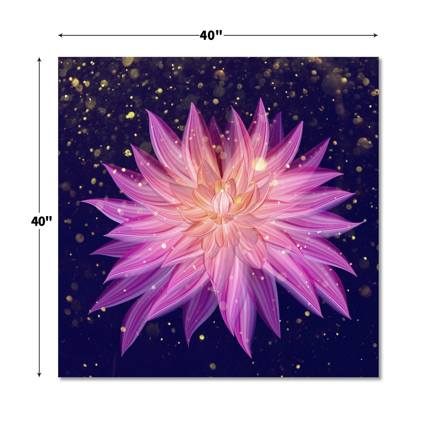 "Blooming"Frameless Acrylic Print