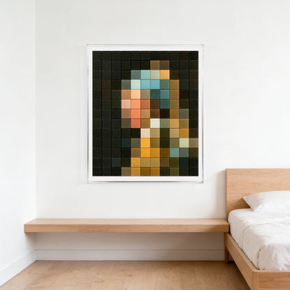 3D Acrylic Installation Art Mosaic Wall Art: Het Meisje Met De Parel