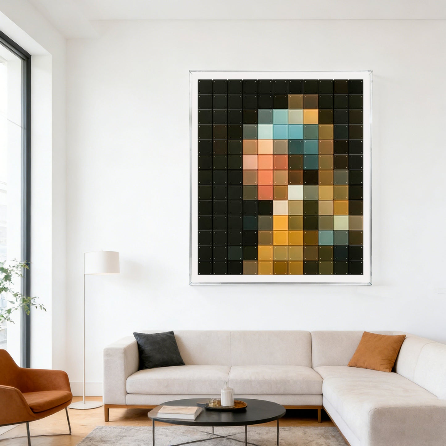 3D Acrylic Installation Art Mosaic Wall Art: Het Meisje Met De Parel