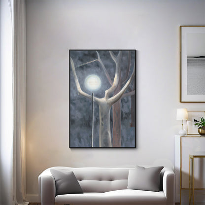 Metal Floating Picture Frame for Canvas Oil Painting, DIY Canvas Picture Frame, 1.5 Inch Depth, Floating Picture Frame for Canvas Prints Wall Art/Portrait/Landscape Living Room Bedroom Kitchen Decor (Black)