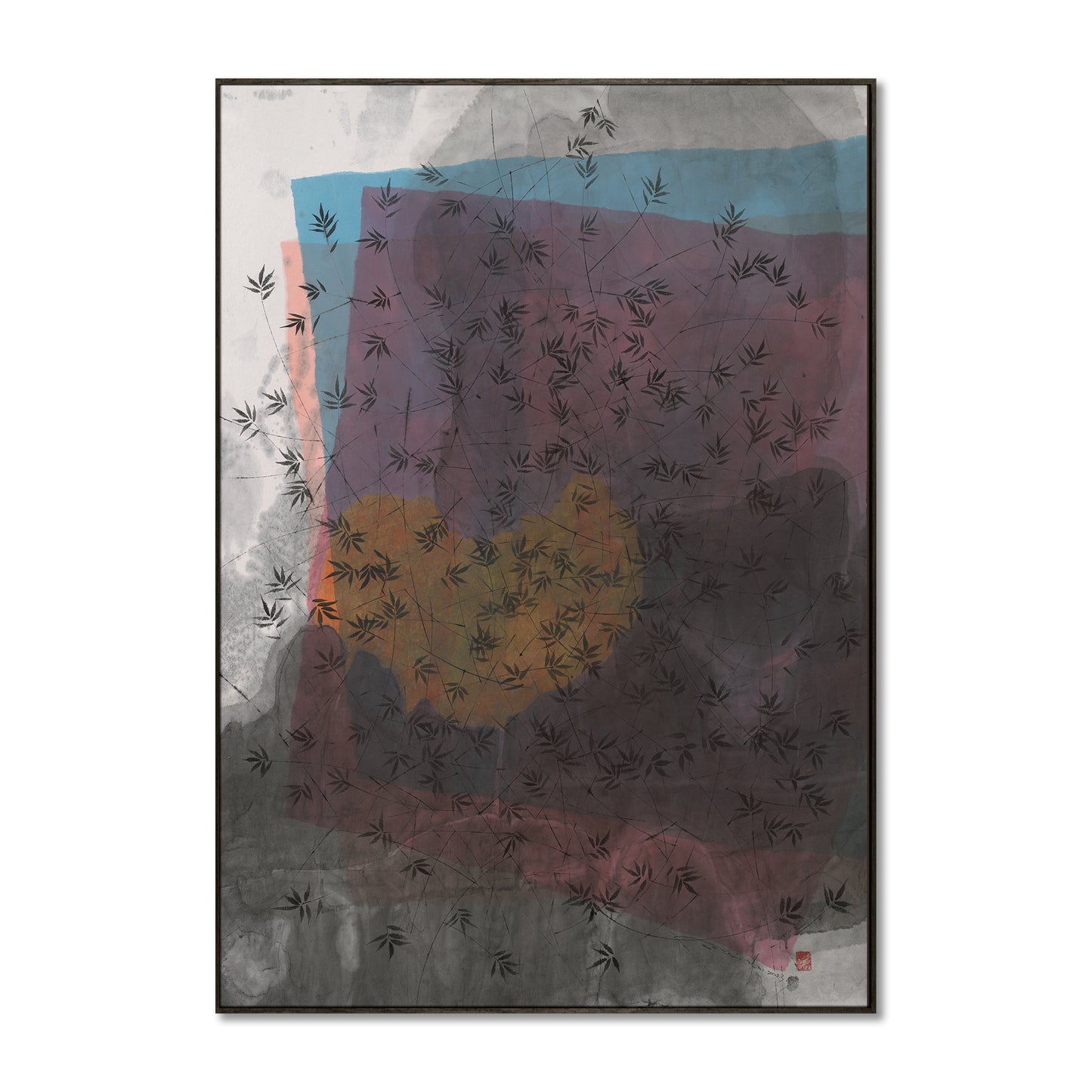 "Quiet Series 3" framed canvas prints