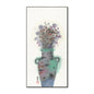"Vase Flowers" framed canvas prints