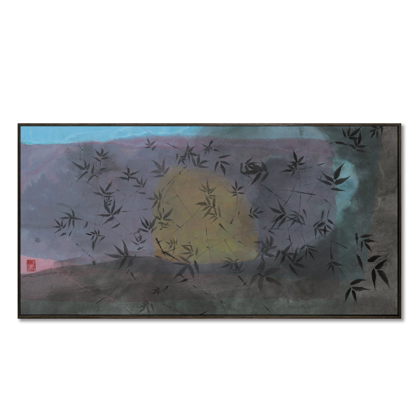 "Quiet Series 1" framed canvas prints