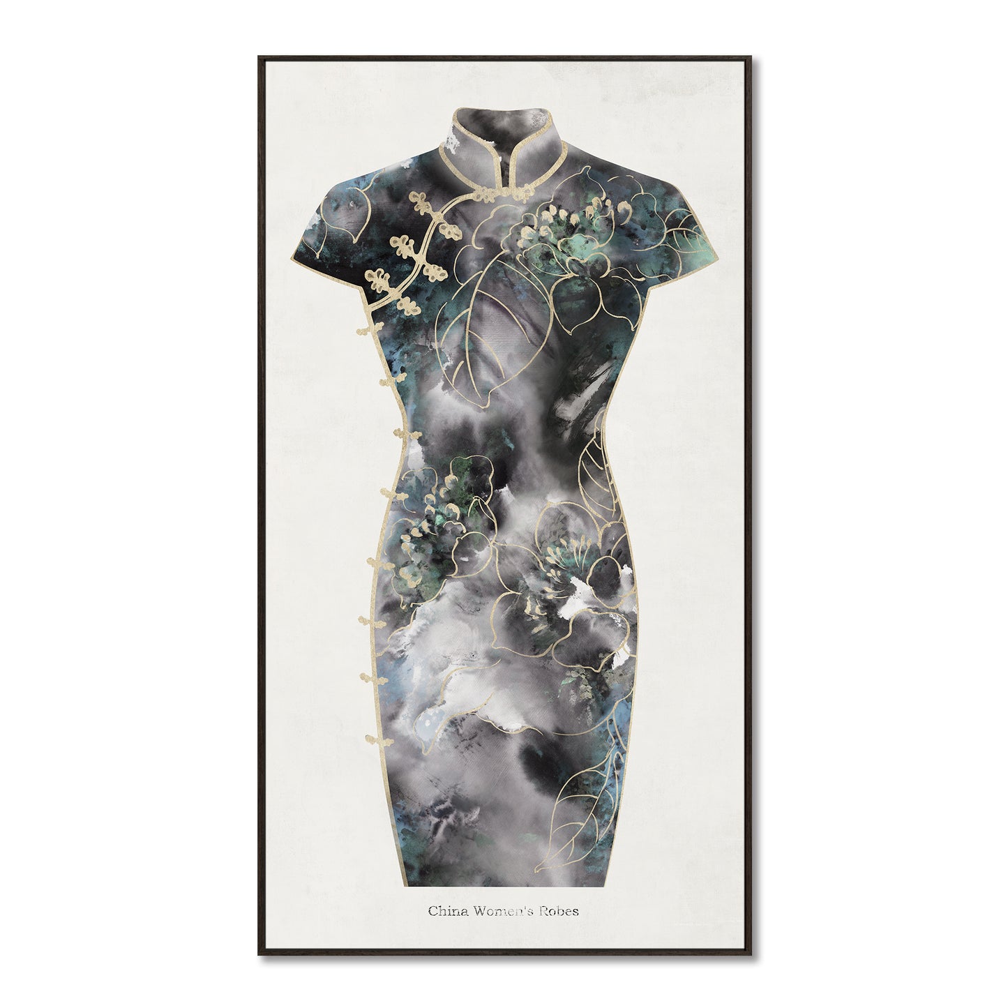 "cheongsam"hand-stretched canvas prints