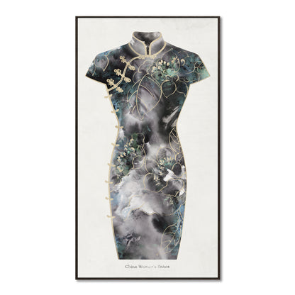 "cheongsam"hand-stretched canvas prints