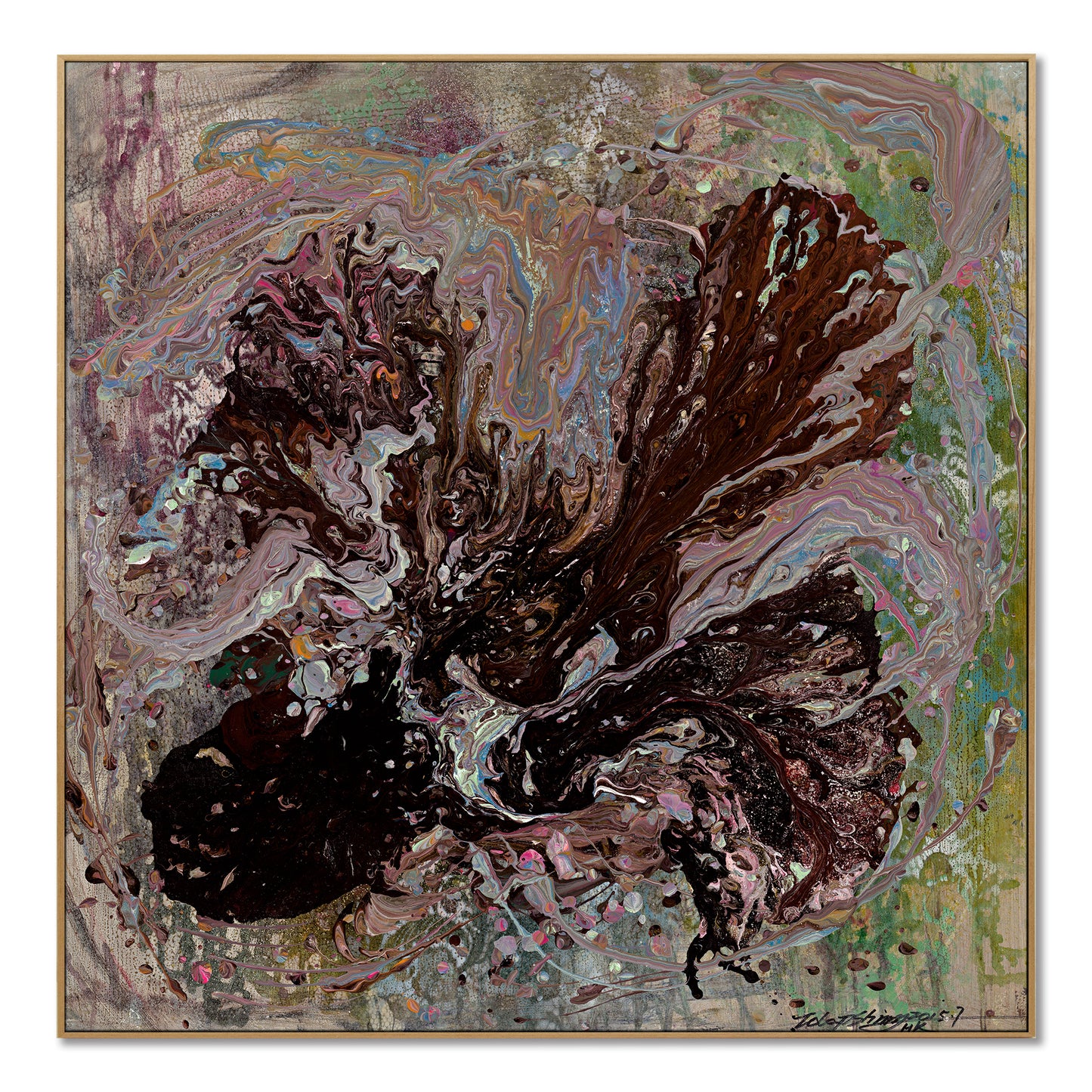 "Abstract 2"hand-stretched framed prints