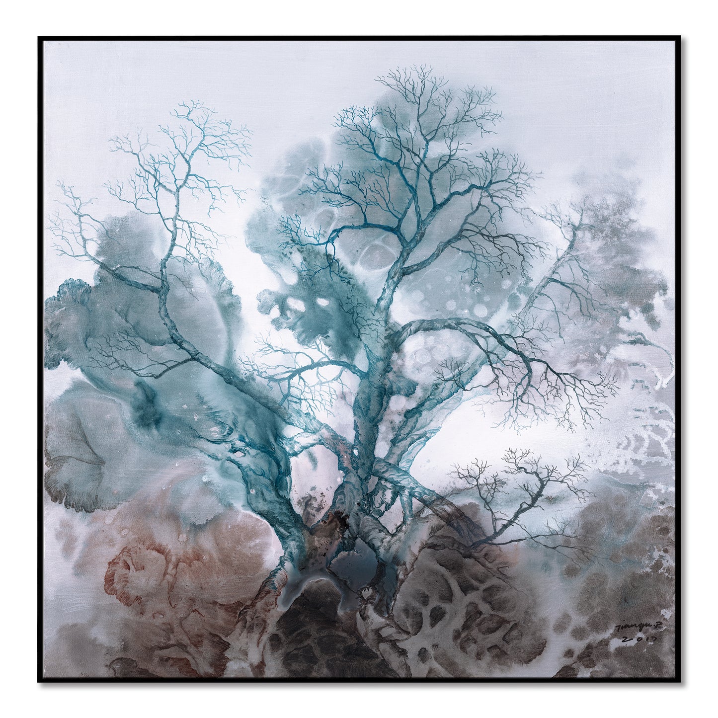 "Wanxiang Series1"hand-stretched canvas framed prints
