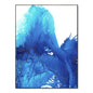 "Blue Rhythm" framed canvas prints