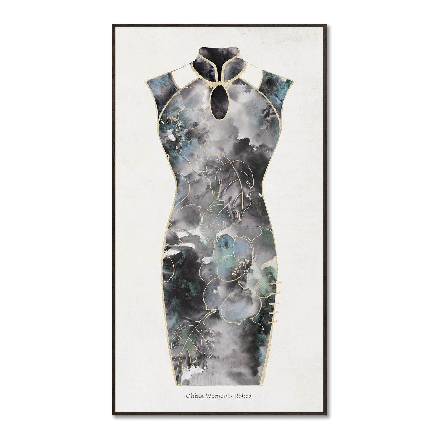 "cheongsam"hand-stretched canvas prints