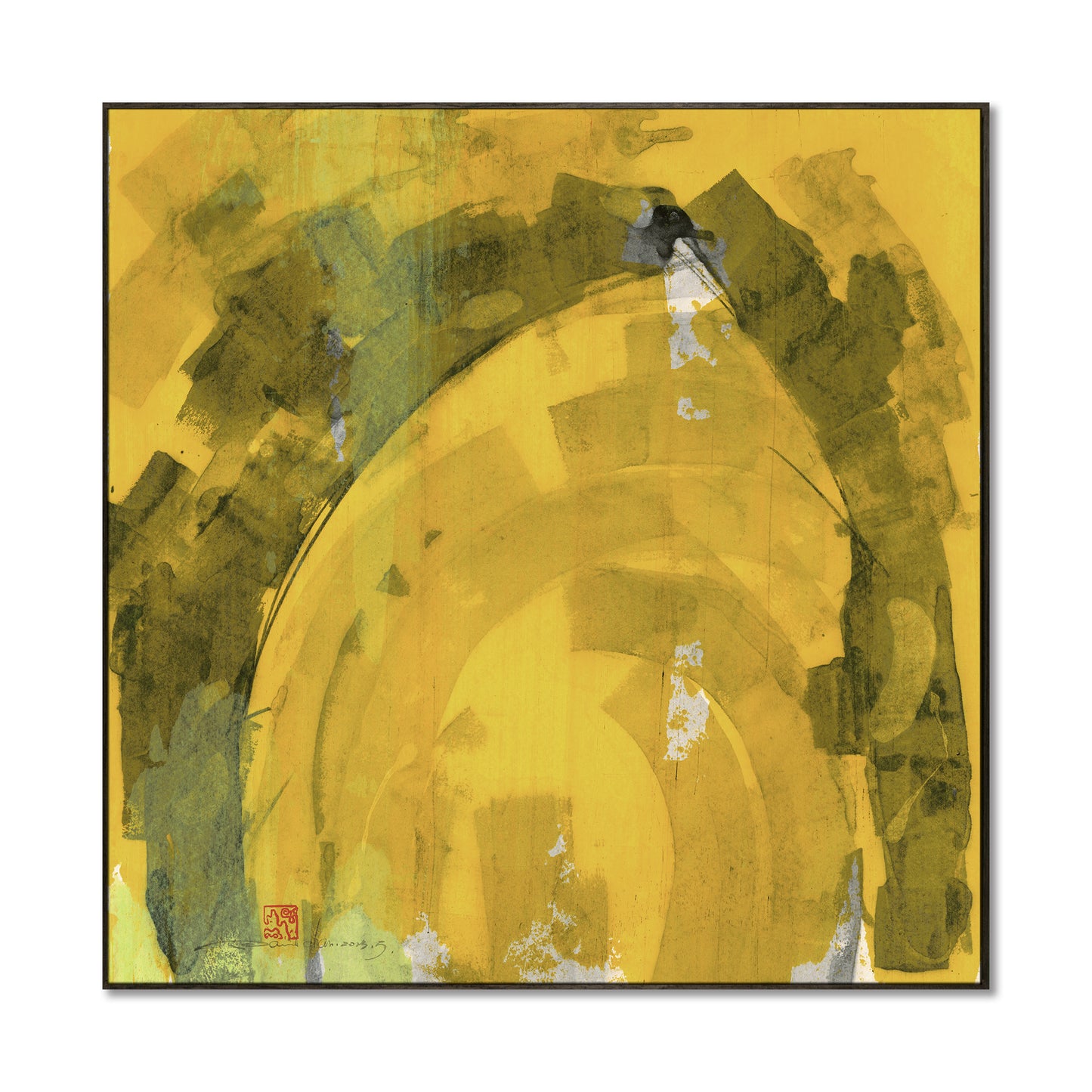 "Basic form 1" framed canvas prints