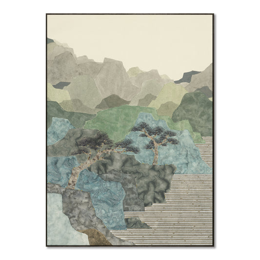 "Chinese Landscape 1" framed canvas prints