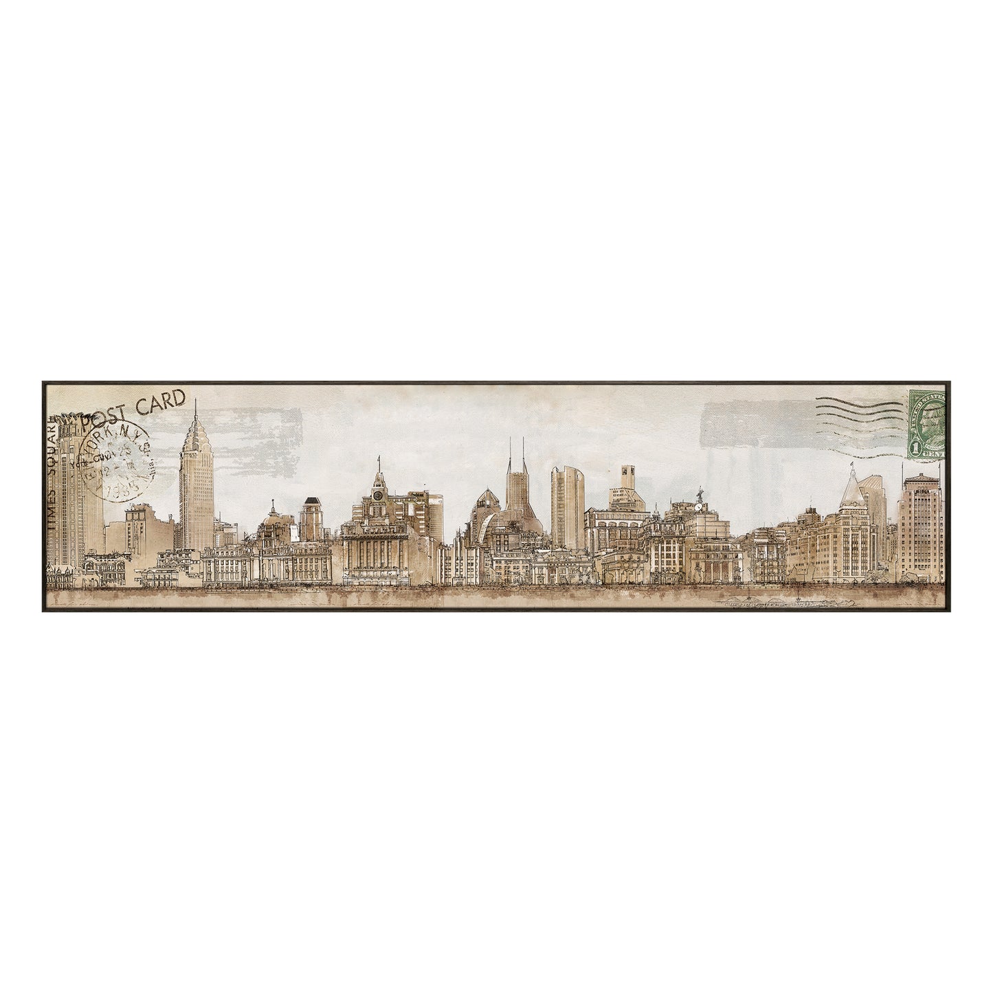 "urban architecture"hand-stretched canvas prints