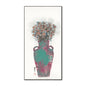 "Vase Flowers" framed canvas prints
