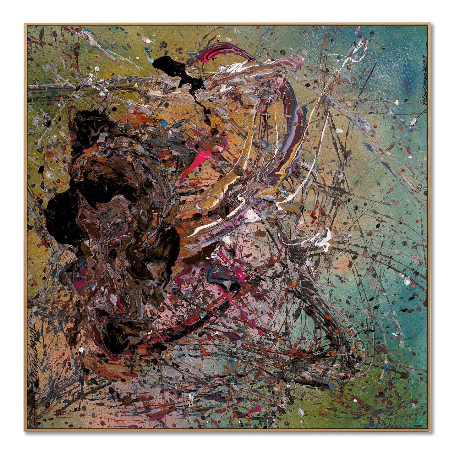 "Abstract 1"hand-stretched framed prints