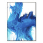 "Blue Rhythm" framed canvas prints