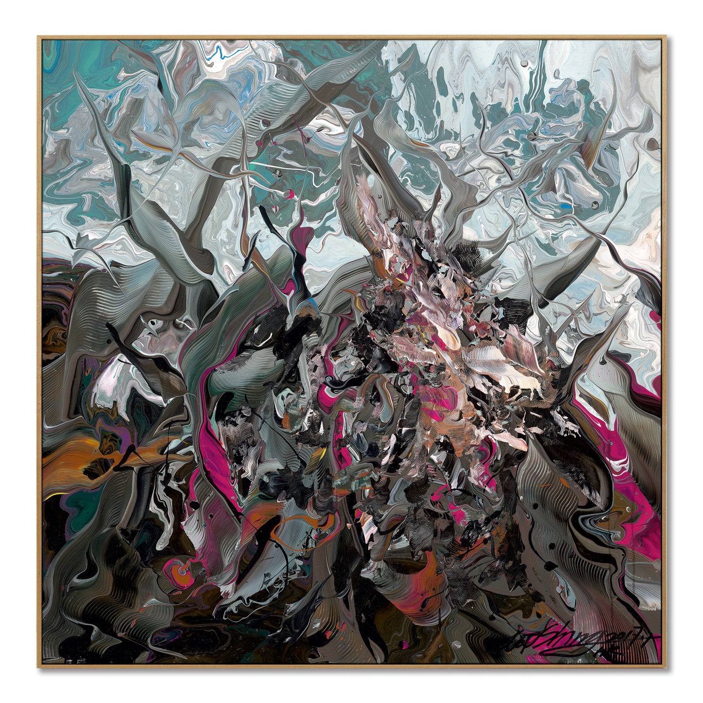 "Abstract 1"hand-stretched framed prints