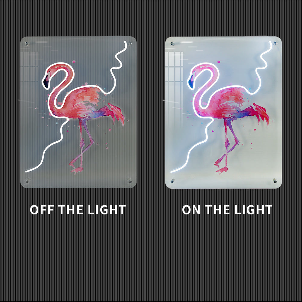 Flamingo Light Installation Art