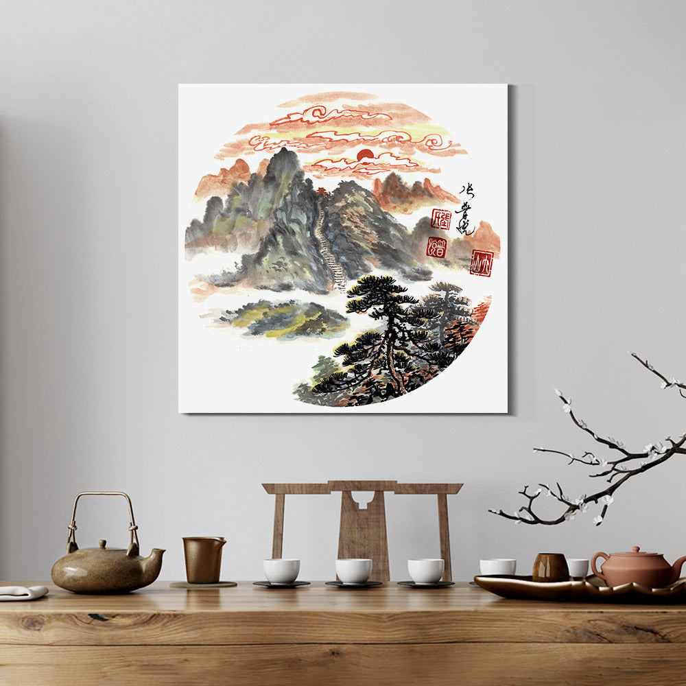 Ink Landscape(5)-Puyue Zhang