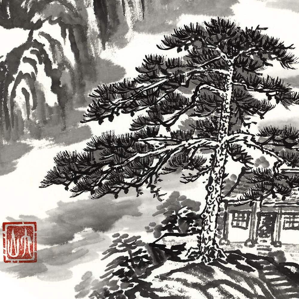 Ink Landscape (19)-Puyue Zhang