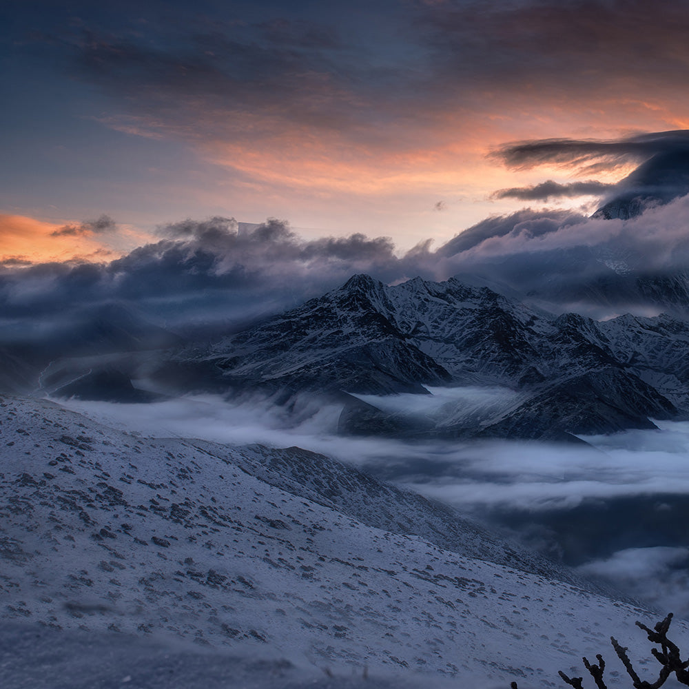Snow Mountain Landscape (3)-Wuchao Du