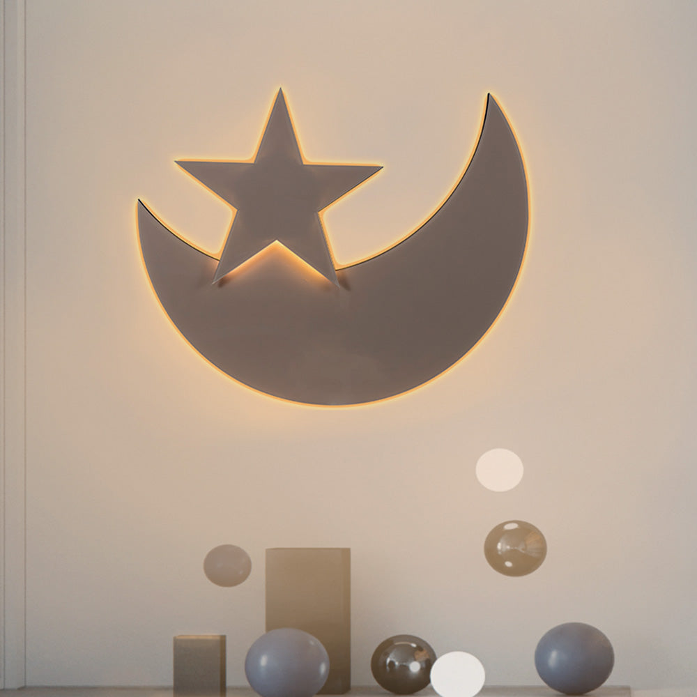 Moon and Star Light Installation Art