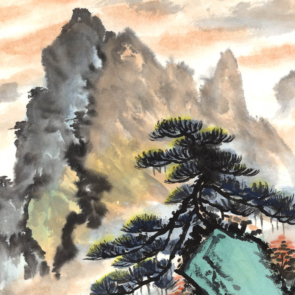 Ink Landscape (7)-Puyue Zhang
