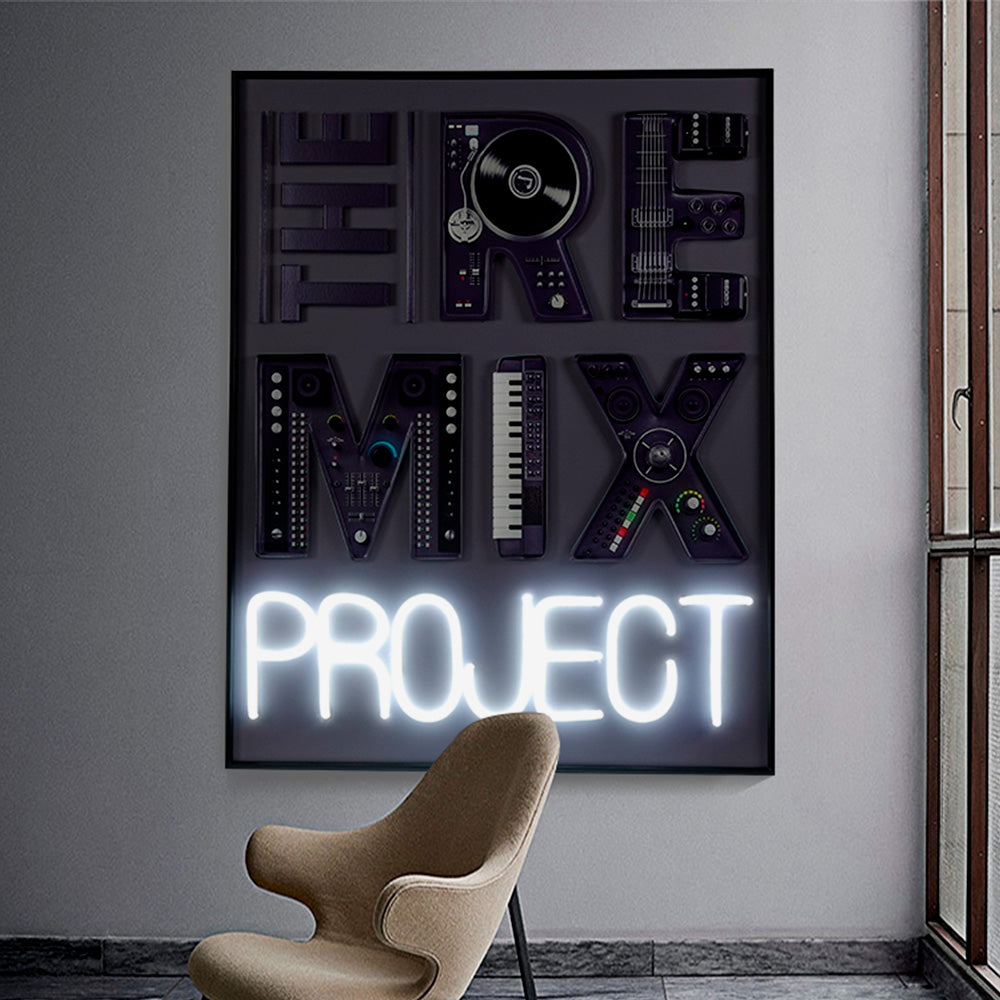 “The Remix Project” Light Installation Art