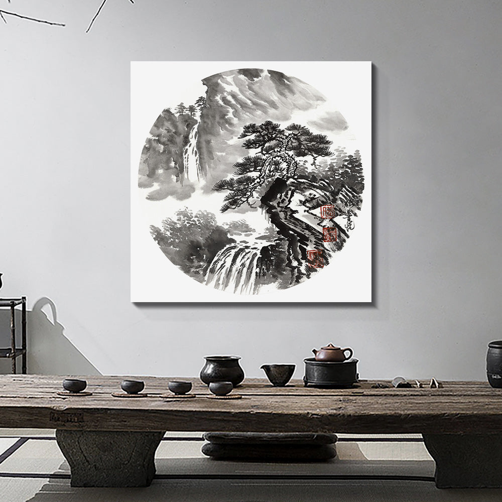 Ink Landscape (23)-Puyue Zhang