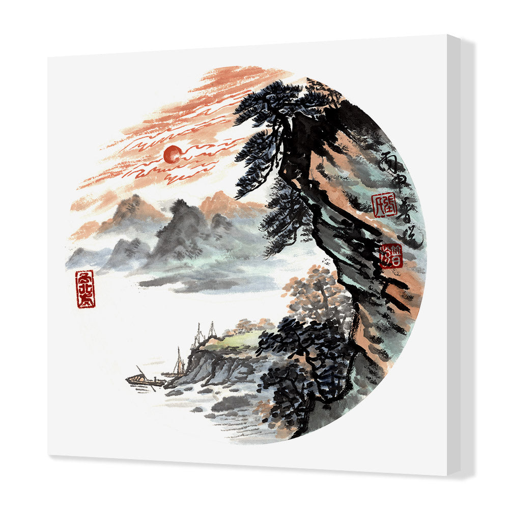 Ink Landscape (6)-Puyue Zhang