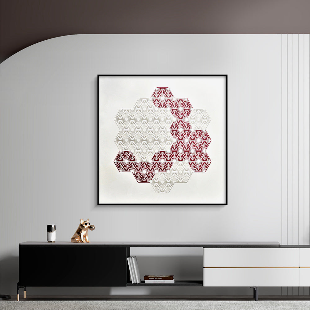 Hexagon Acrylic Installation Art
