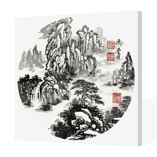 Ink Landscape (18)-Puyue Zhang