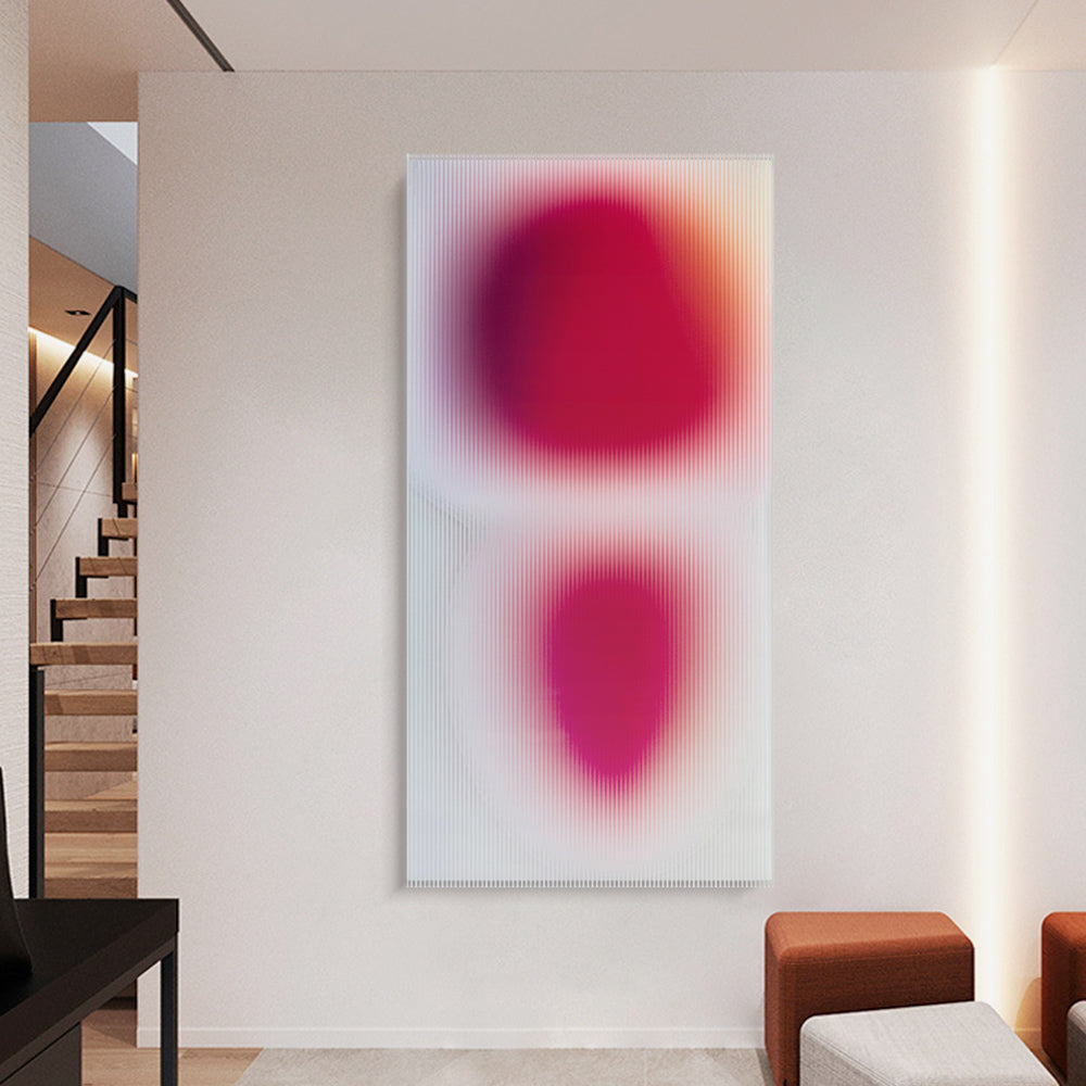 Pulsing Colors Acrylic Installation Art