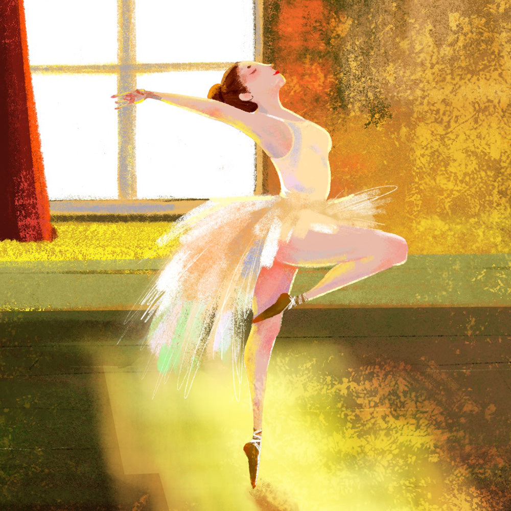 Ballerina Girl in the Sun-Tea Little Tea