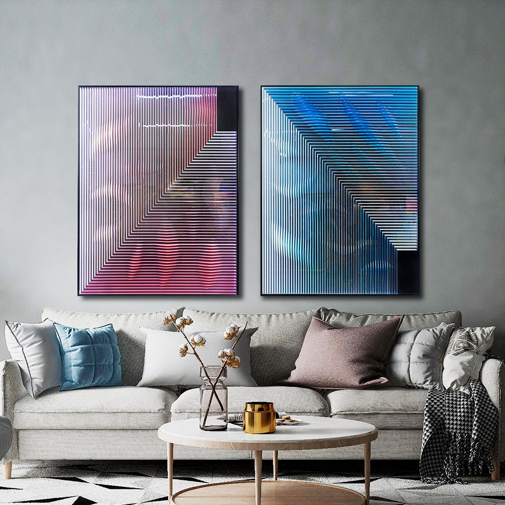 Colorful Abstract Acrylic Installation Art