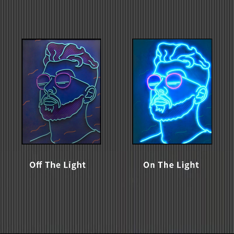 Modern Character Lighting Installation Art