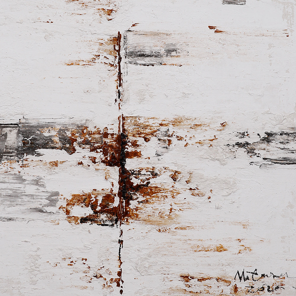 "Traces of the Age" Mixed Media Painting