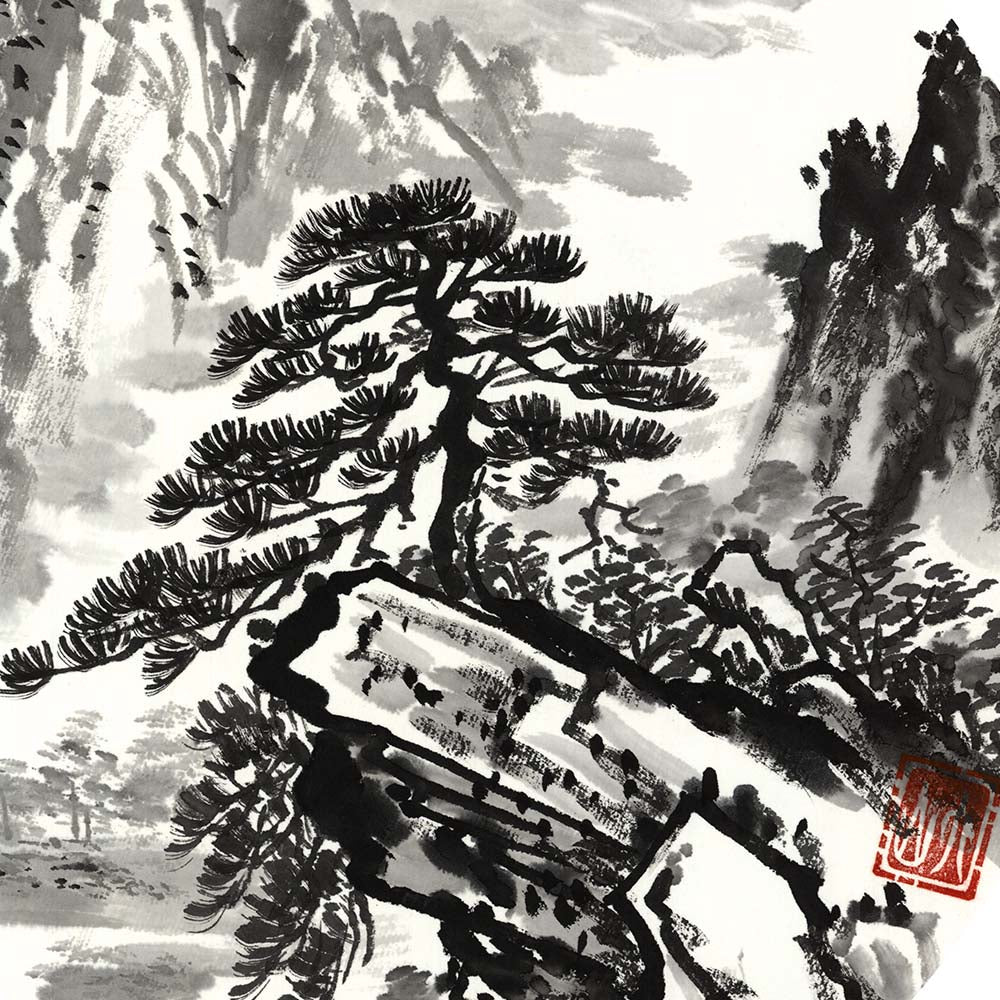 Ink Landscape (20)-Puyue Zhang