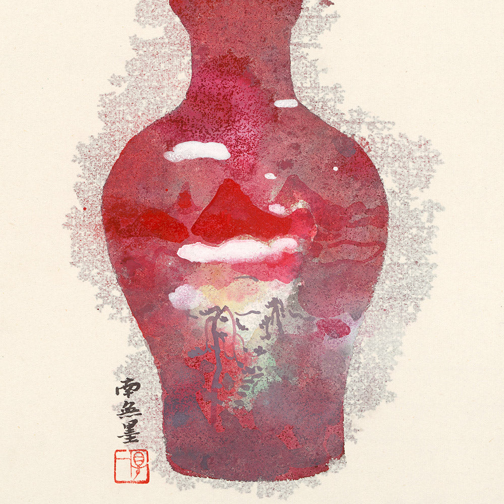 Red Plum Bottle-De Yi