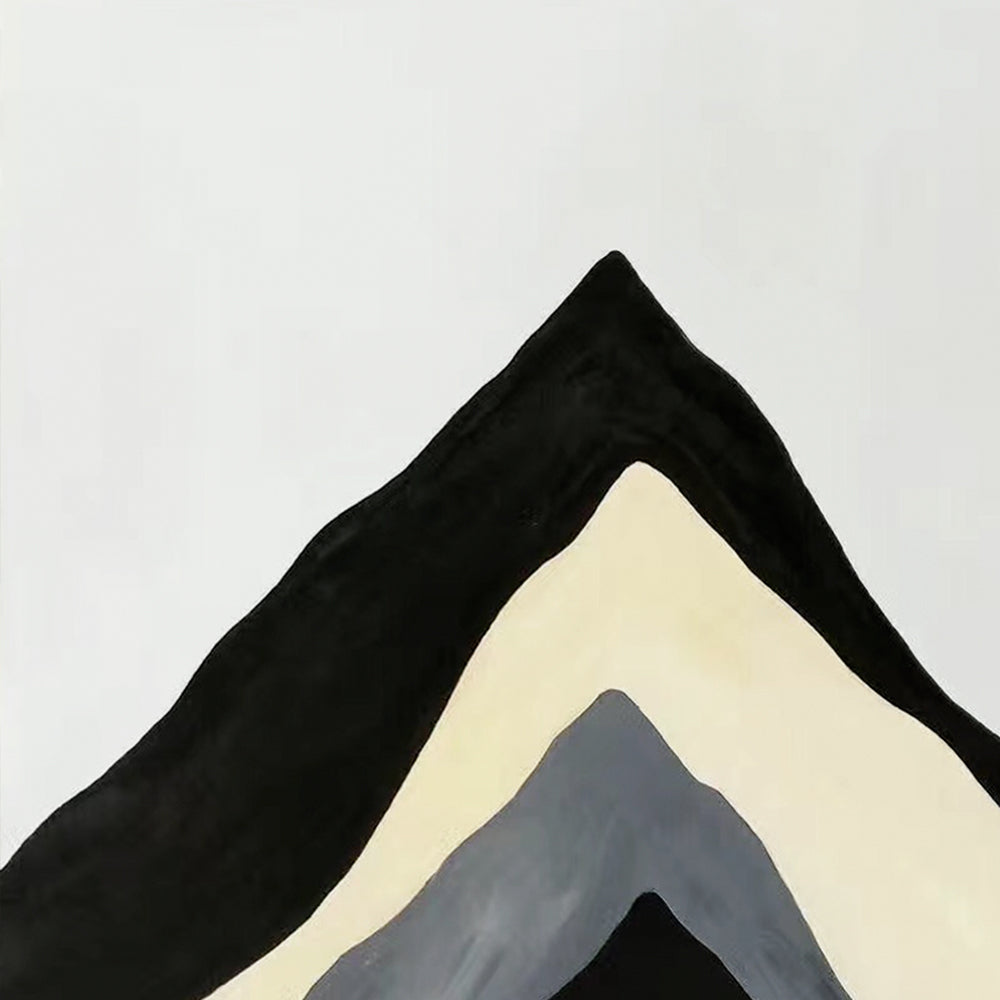 "Stacking Mountains"Mixed Media Painting