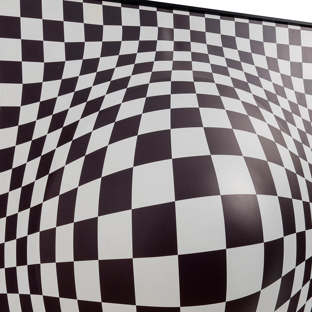 Black and White Illusion Acrylic Installation Art