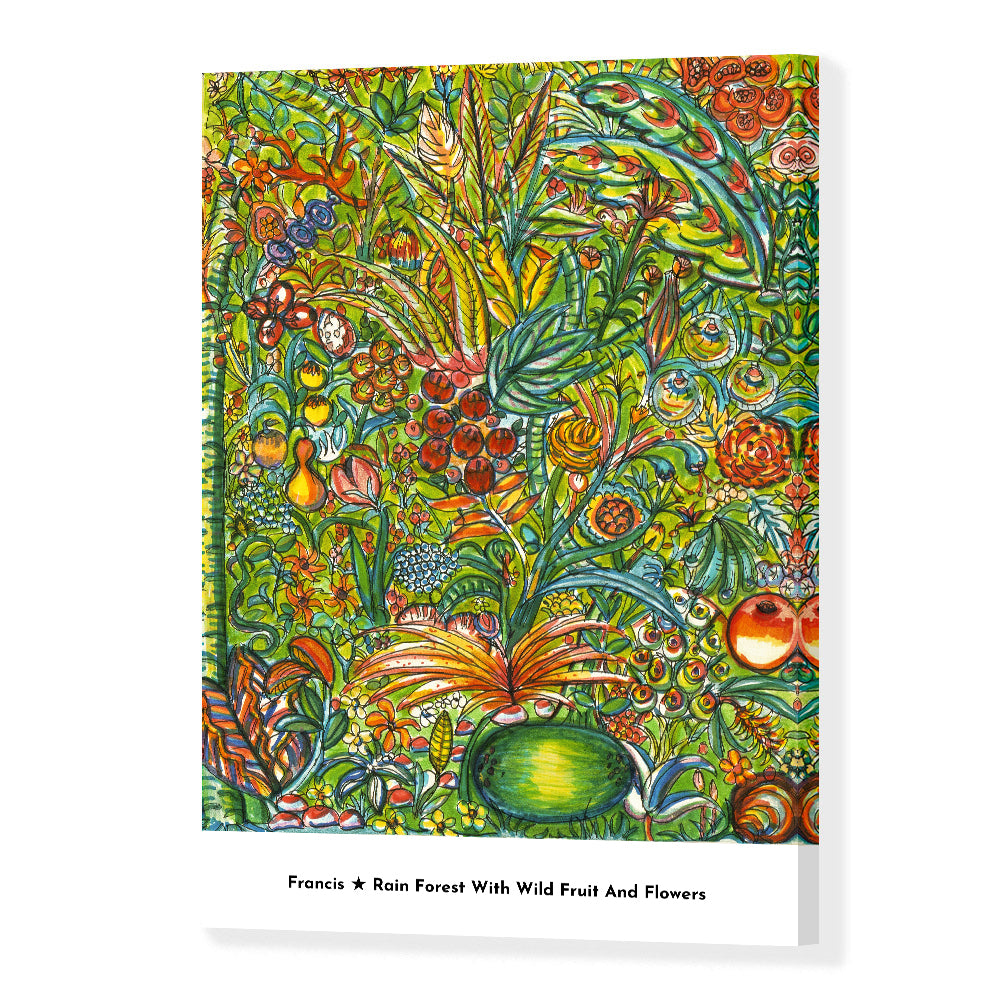 Rain Forest with Wild Fruit and Flowers-Francis