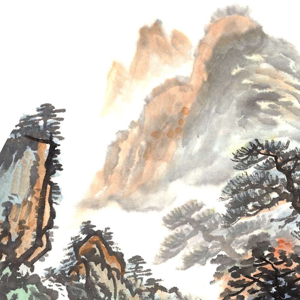 Ink Landscape (3)-Puyue Zhang