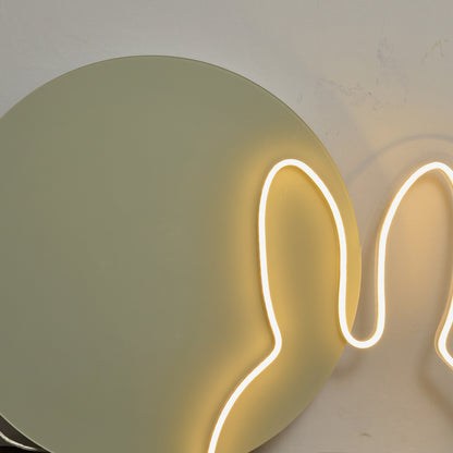 Moon and Rabbit Light Installation Art