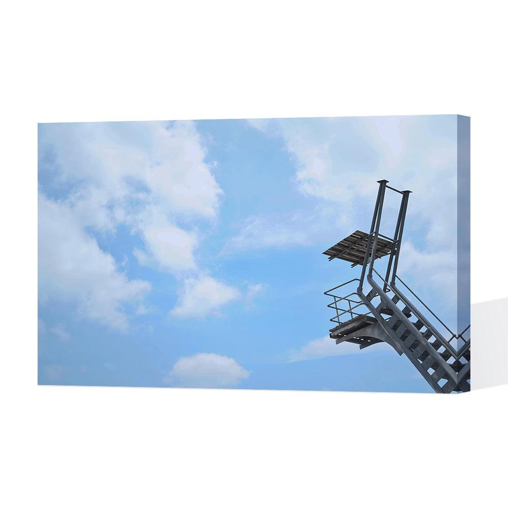 Ladder under Blue Sky-Yiwei Huang