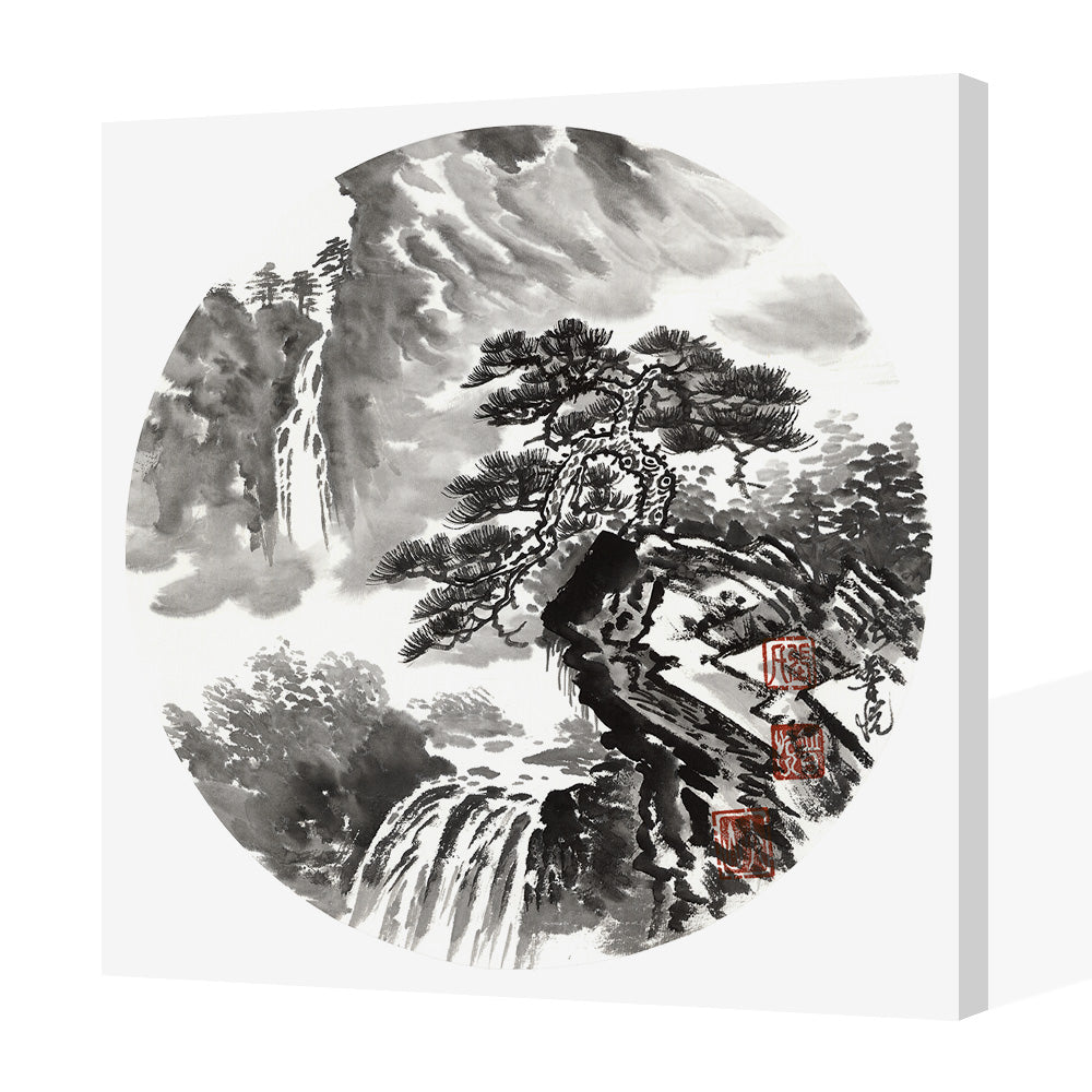 Ink Landscape (23)-Puyue Zhang